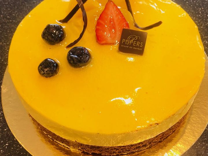 Mango abrikozen taart