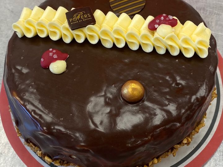 Hazelnoot creme taart met rum